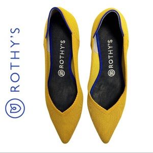 Rothy’s The Point Yellow Mustard Flats